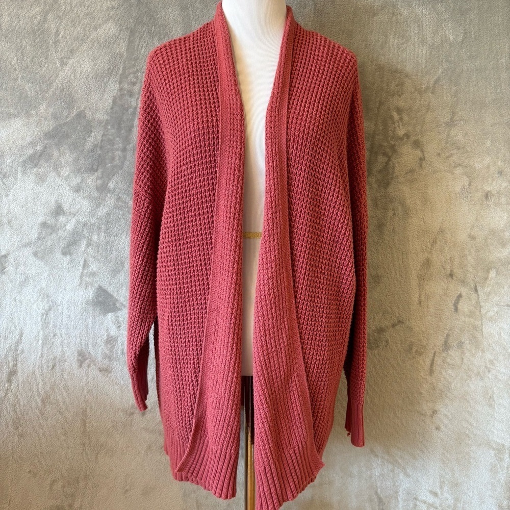 American Eagle Outfitters Waffle Knit Cardigan Wmn’s L/XL